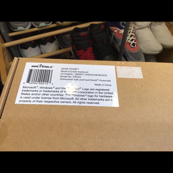 COPY - New Seal Shield™ SILVER SEAL™ Medical Grade Keyboard - Dishwasher Safe &… - Picture 9 of 10